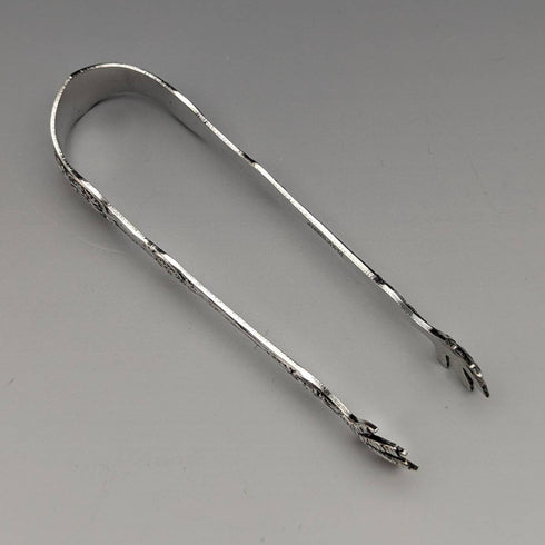 Scandinavian Vintage Silver Plated Sugar Tongs TH Marthinsen